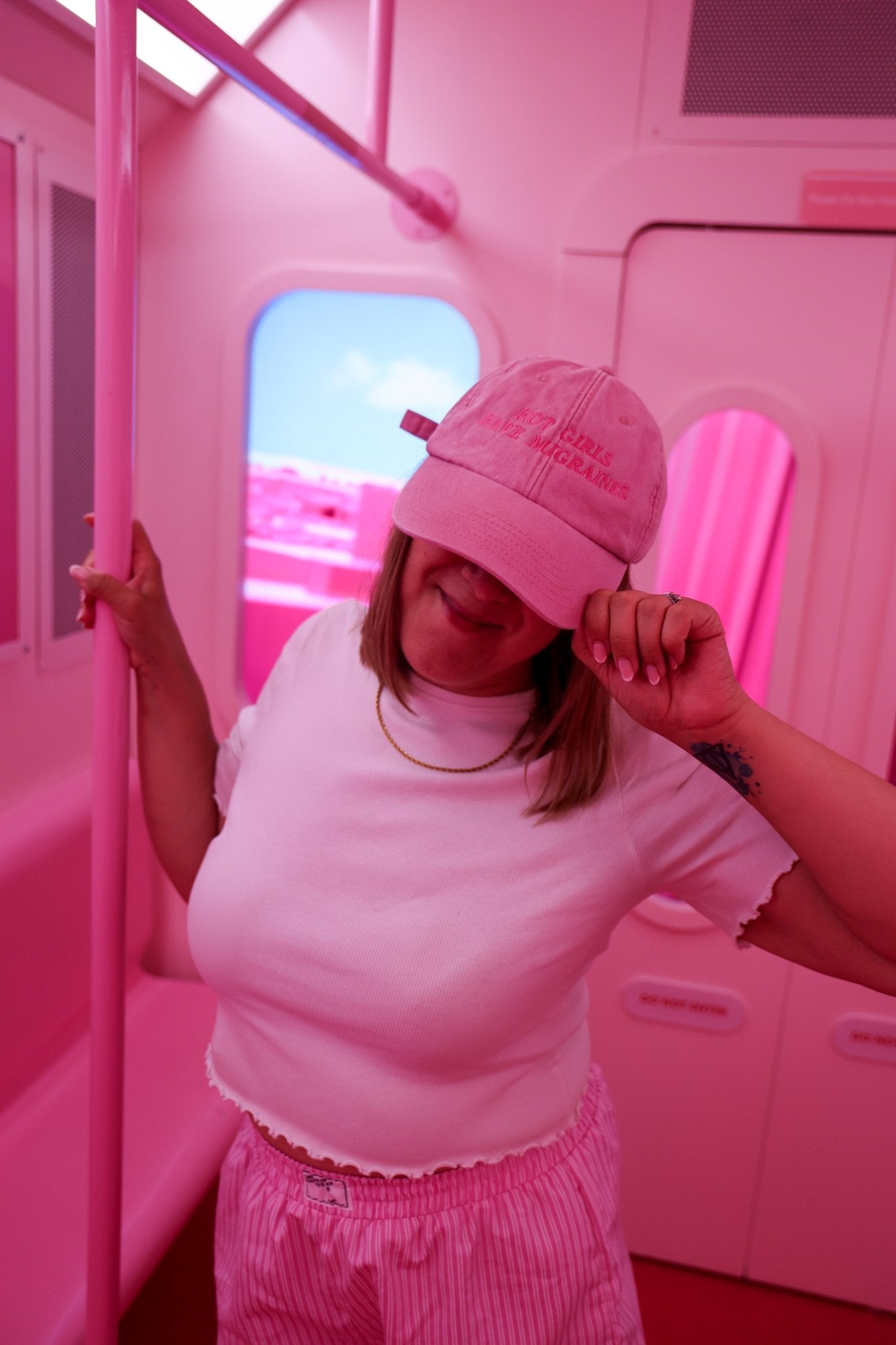 Hot Girls Have Migraines embroidered baseball cap - Edie And I