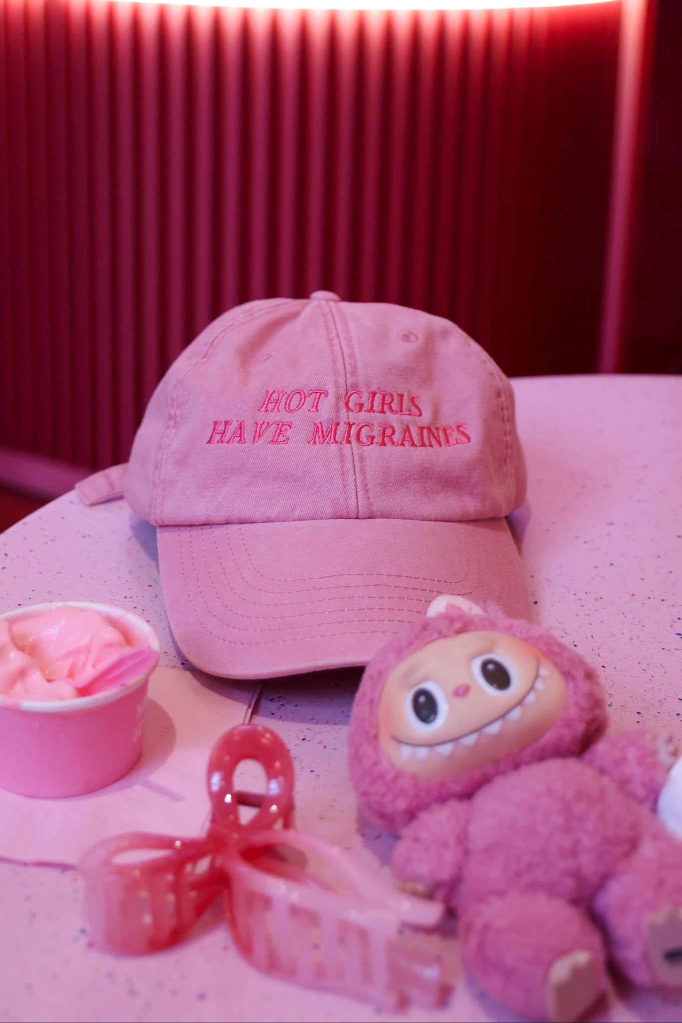 Hot Girls Have Migraines embroidered baseball cap - Edie And I