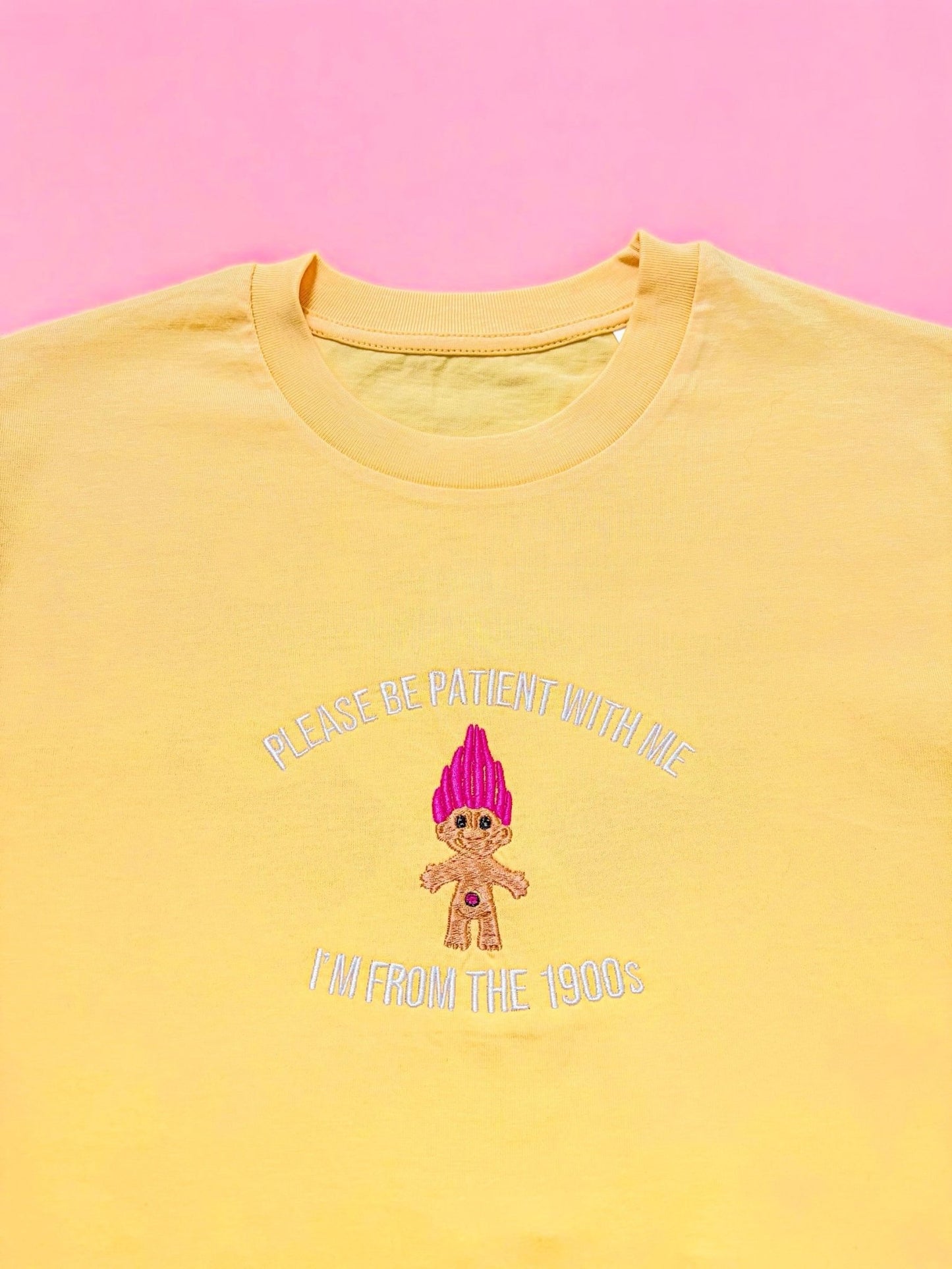 I'm From The 1900's Troll embroidered t-shirt - Edie And I