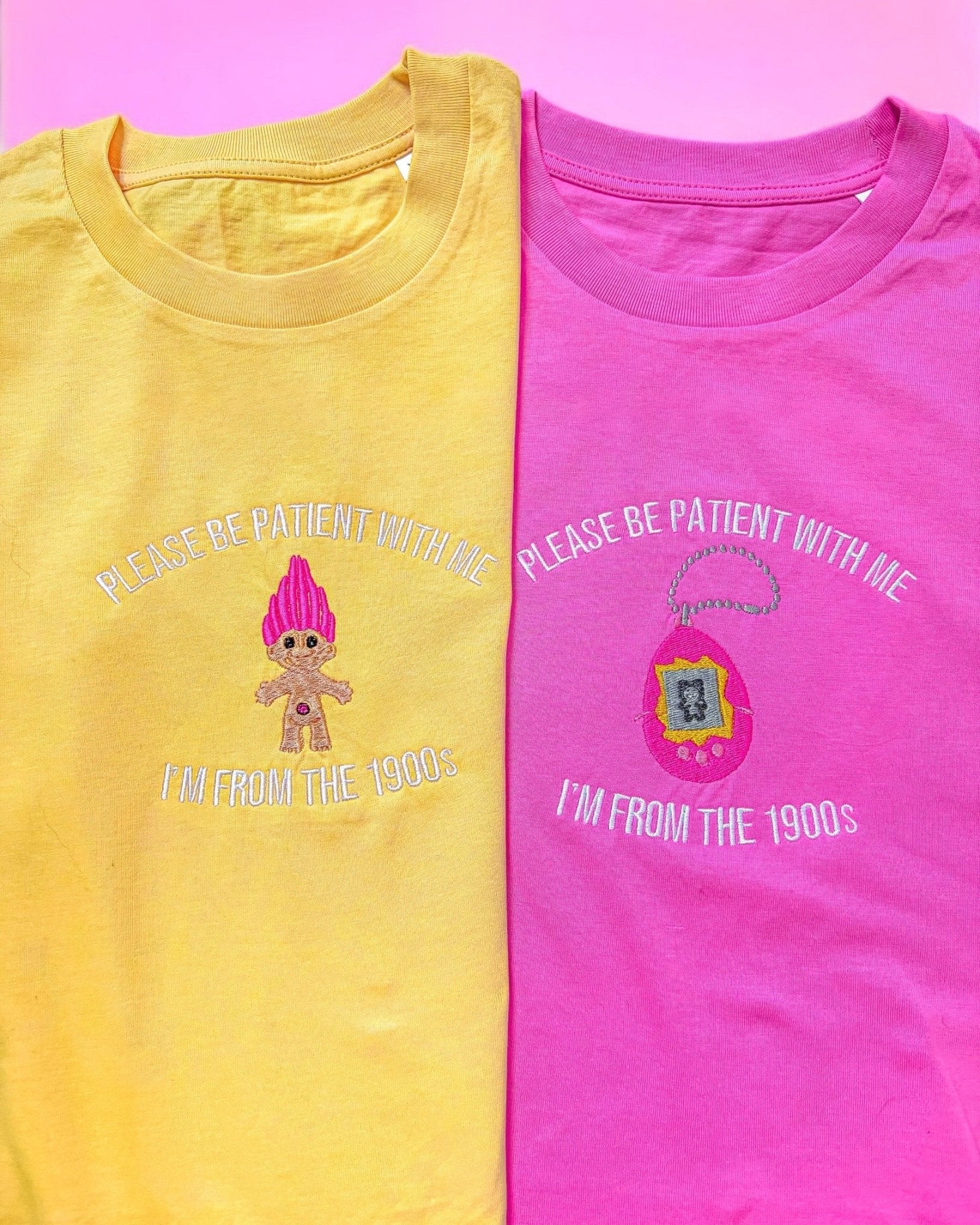 I'm From The 1900's Troll embroidered t-shirt - Edie And I