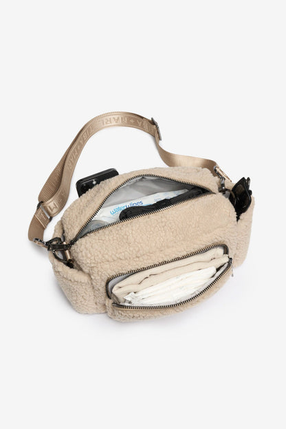Inka Buggy Organiser Beige Borg Fleece - Edie And I