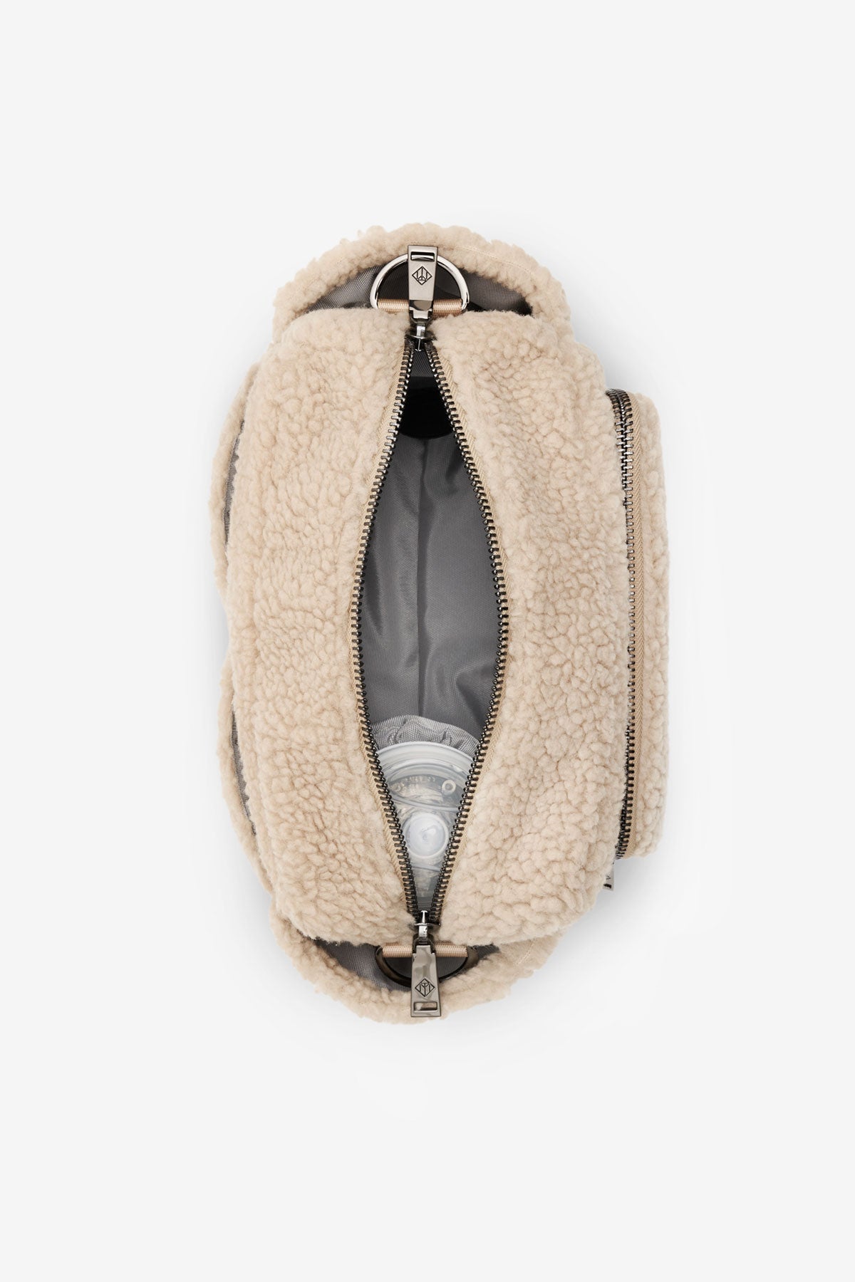 Inka Buggy Organiser Beige Borg Fleece - Edie And I