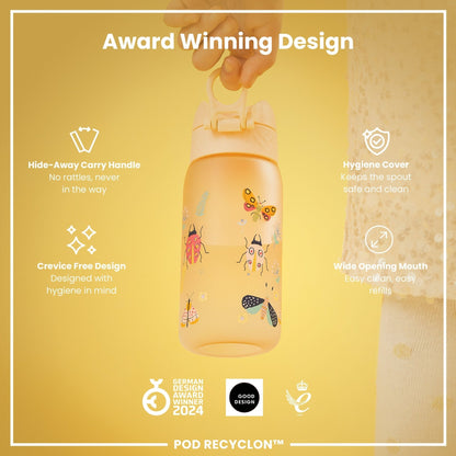 Leak Proof Kids Water Bottle, Recyclon, Bugs Life, 350ml (12oz) - Edie And I