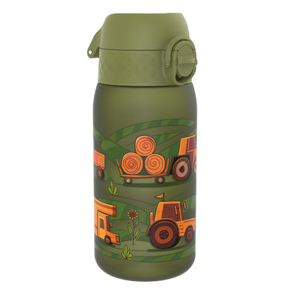 Leak Proof Kids Water Bottle, Recyclon, Farming Machines, 350ml (12oz) - Edie And I