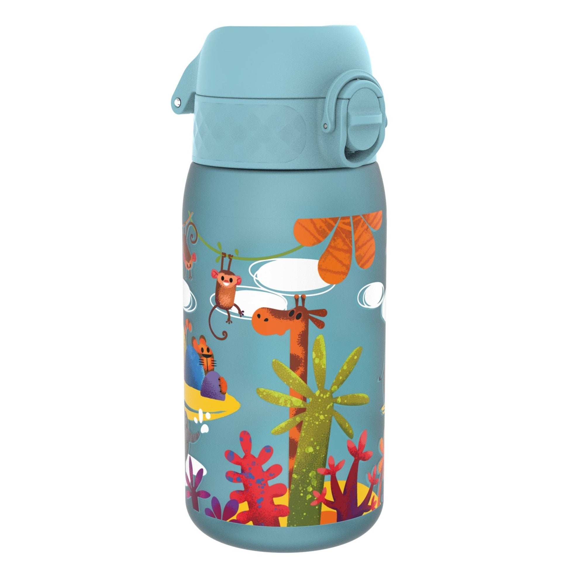 Leak Proof Kids Water Bottle, Recyclon, Safari, 350ml (12oz) - Edie And I