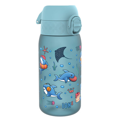 Leak Proof Kids Water Bottle, Recyclon, Sharks, 350ml (12oz) - Edie And I