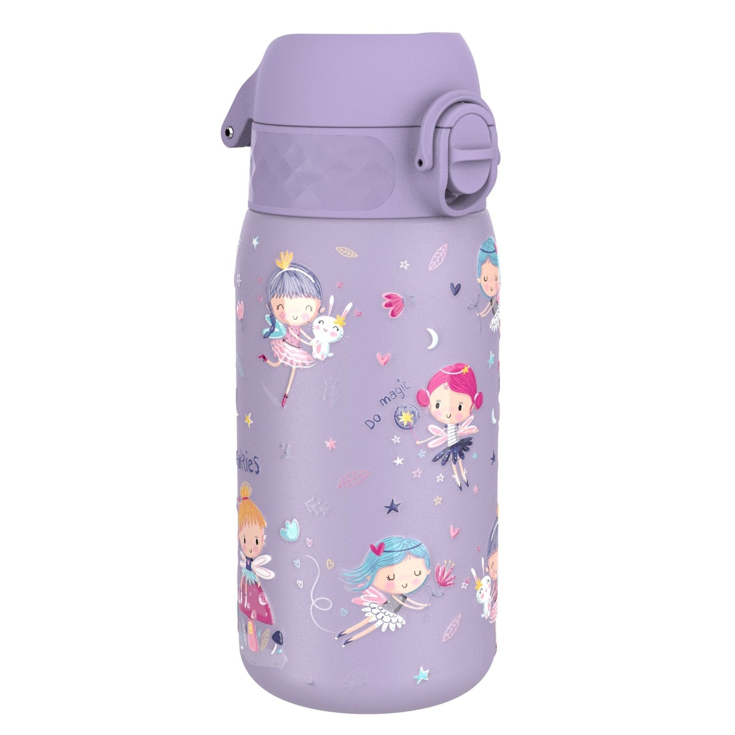 Leak Proof Kids Water Bottle, Stainless Steel, Fairies, 400ml (13oz) - Edie And I