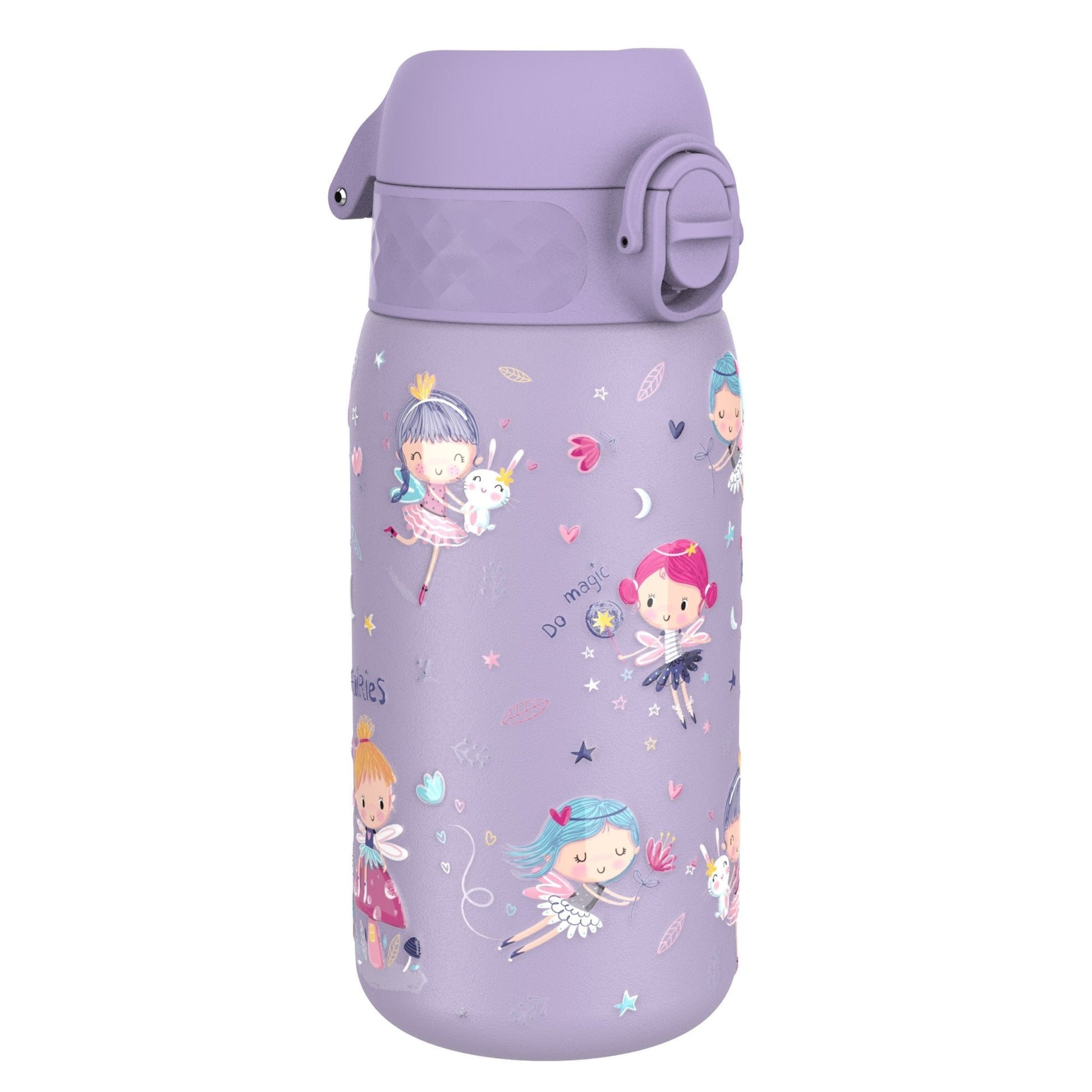 Leak Proof Kids Water Bottle, Stainless Steel, Fairies, 400ml (13oz) - Edie And I