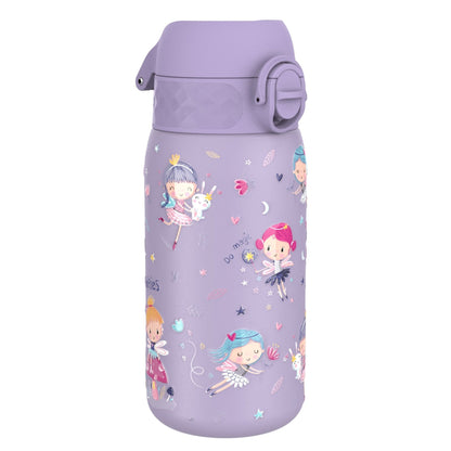 Leak Proof Kids Water Bottle, Stainless Steel, Fairies, 400ml (13oz) - Edie And I