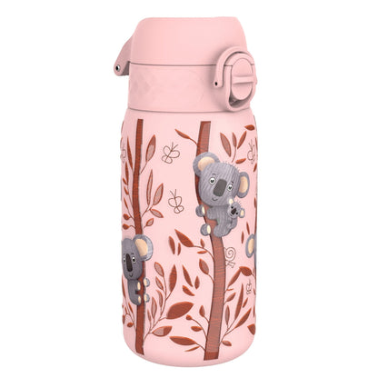 Leak Proof Kids Water Bottle, Stainless Steel, Koalas, 400ml (13oz) - Edie And I