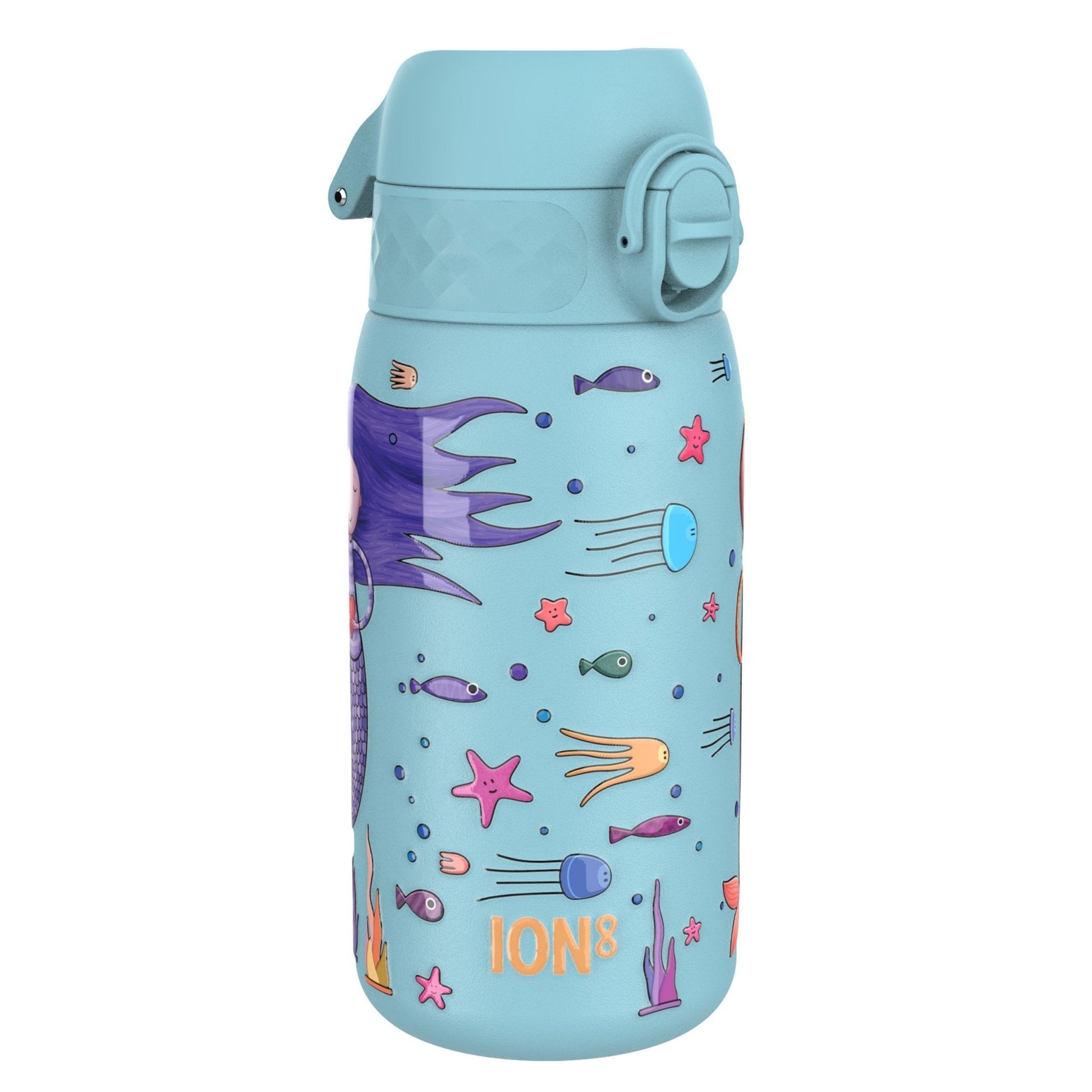 Leak Proof Kids Water Bottle, Stainless Steel, Mermaids, 400ml (13oz) - Edie And I
