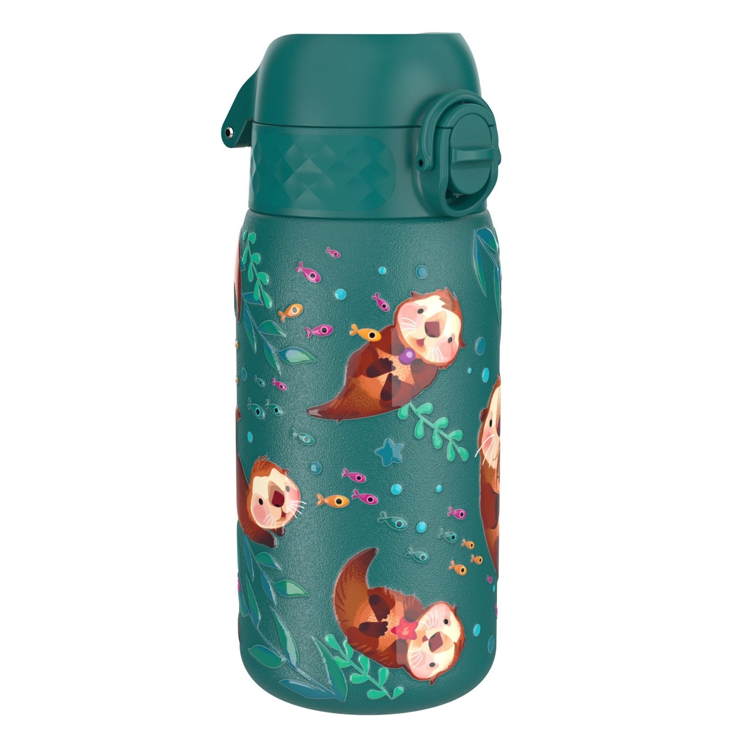 Leak Proof Kids Water Bottle, Stainless Steel, Otters, 400ml (13oz) - Edie And I