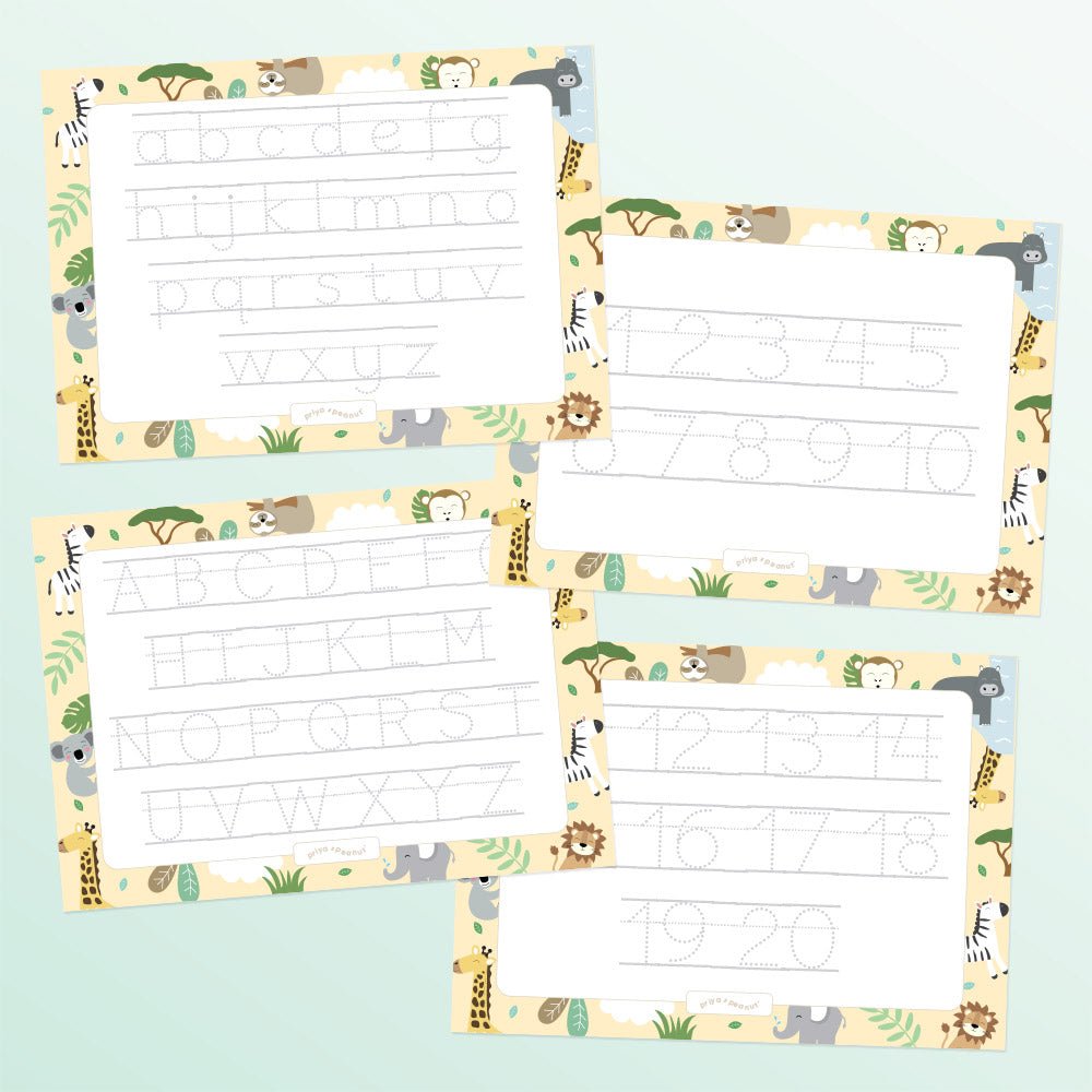 Letters & Numbers Writing Mats - Edie And I