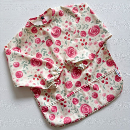 Long Sleeved Baby Bib - Country Floral - Edie And I