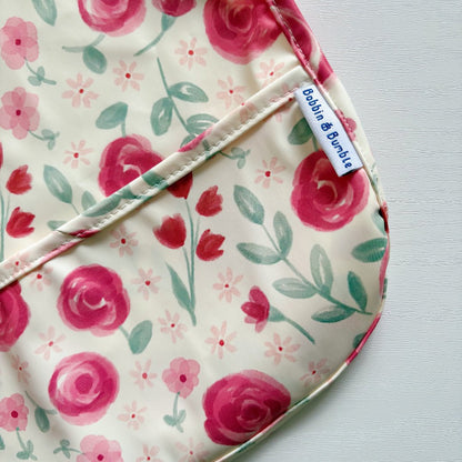 Long Sleeved Baby Bib - Country Floral - Edie And I