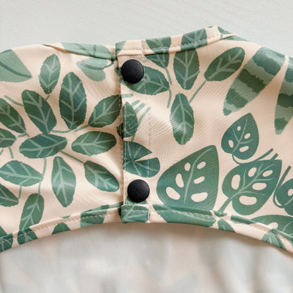 Long Sleeved Baby Bib - Houseplant Haven - Edie And I