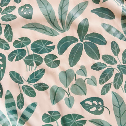 Long Sleeved Baby Bib - Houseplant Haven - Edie And I