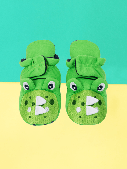 Maple The Dino Booties - Edie And I
