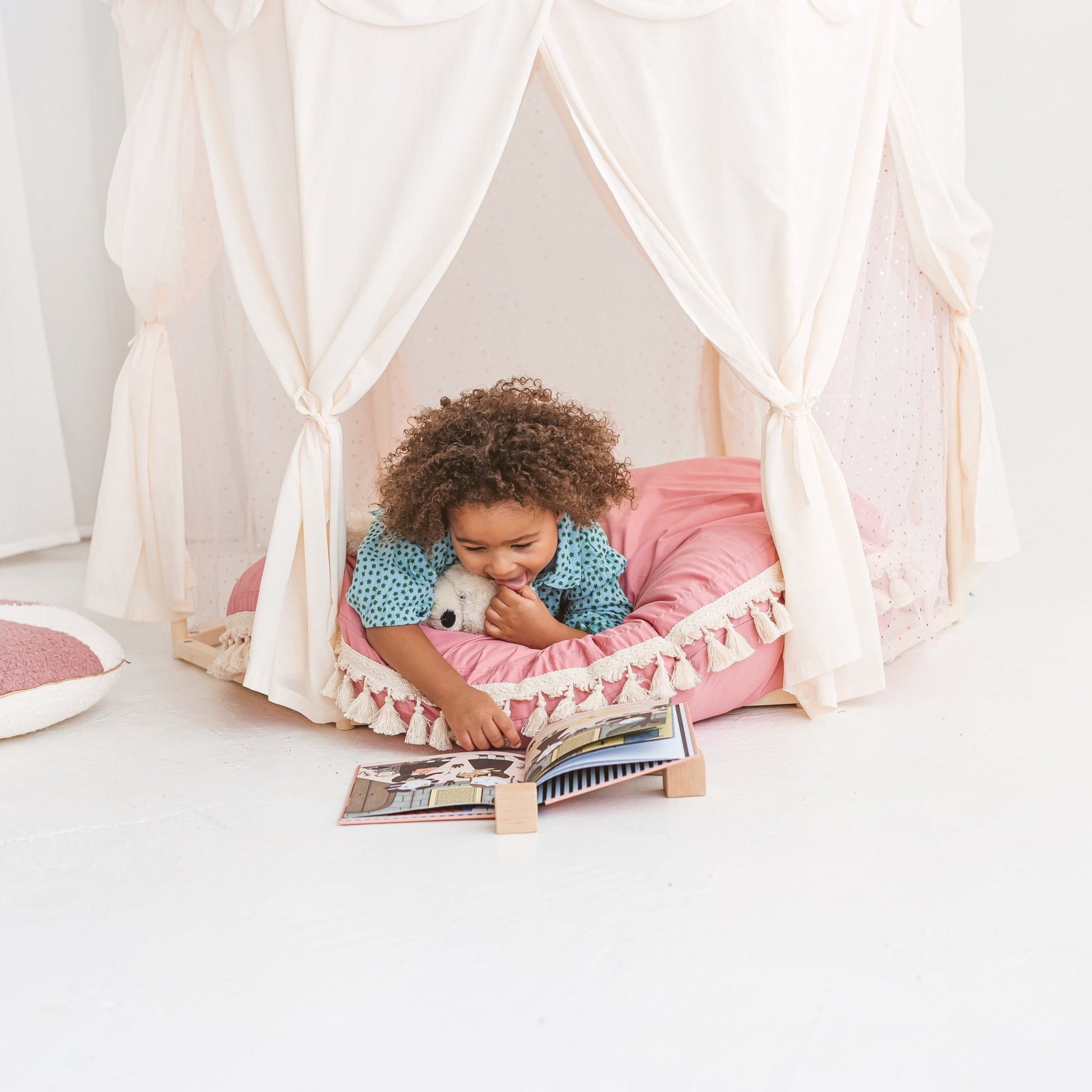 MINICAMP Boho Indoor Playhouse Tent in Pavilion Shape - Edie And I