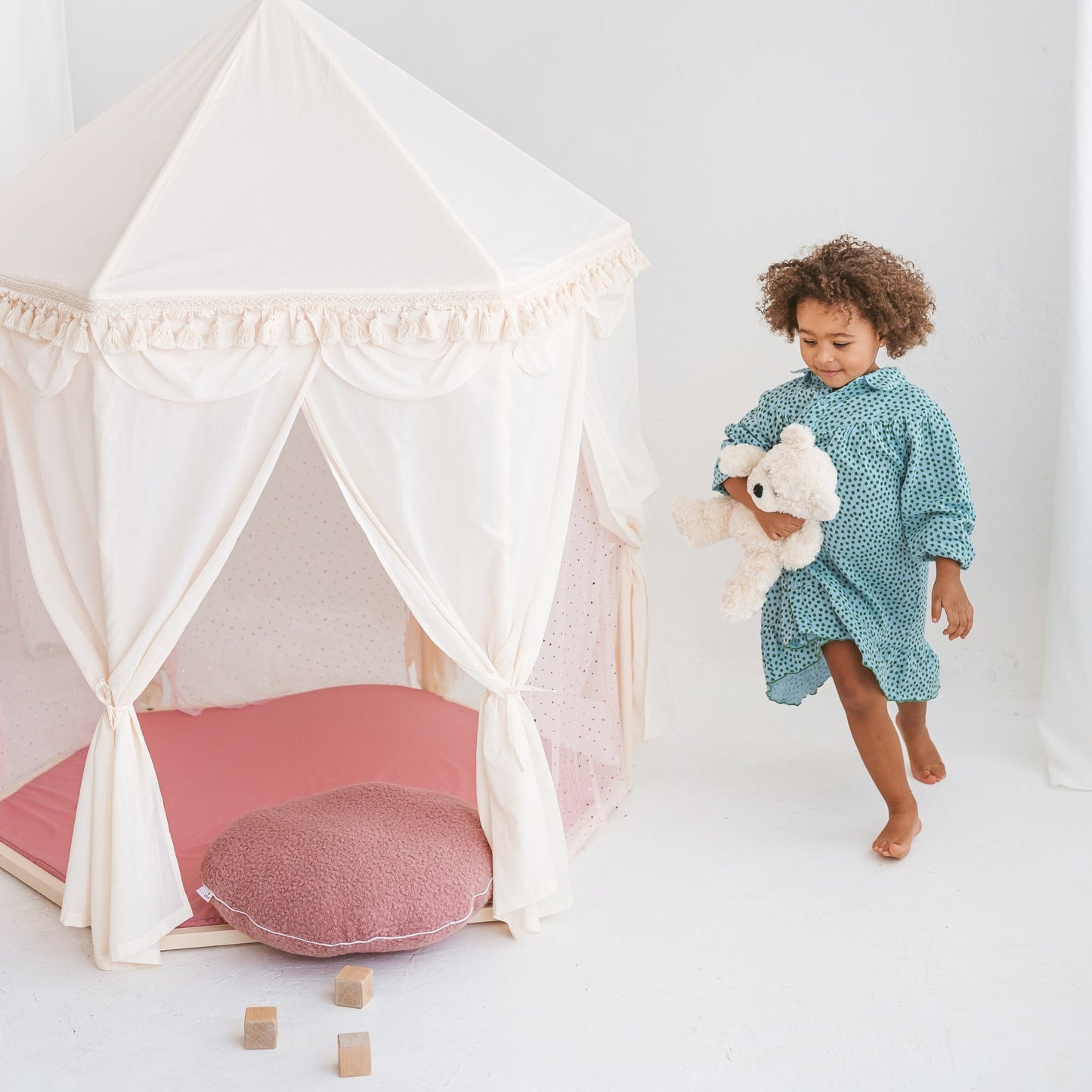 MINICAMP Boho Indoor Playhouse Tent in Pavilion Shape - Edie And I