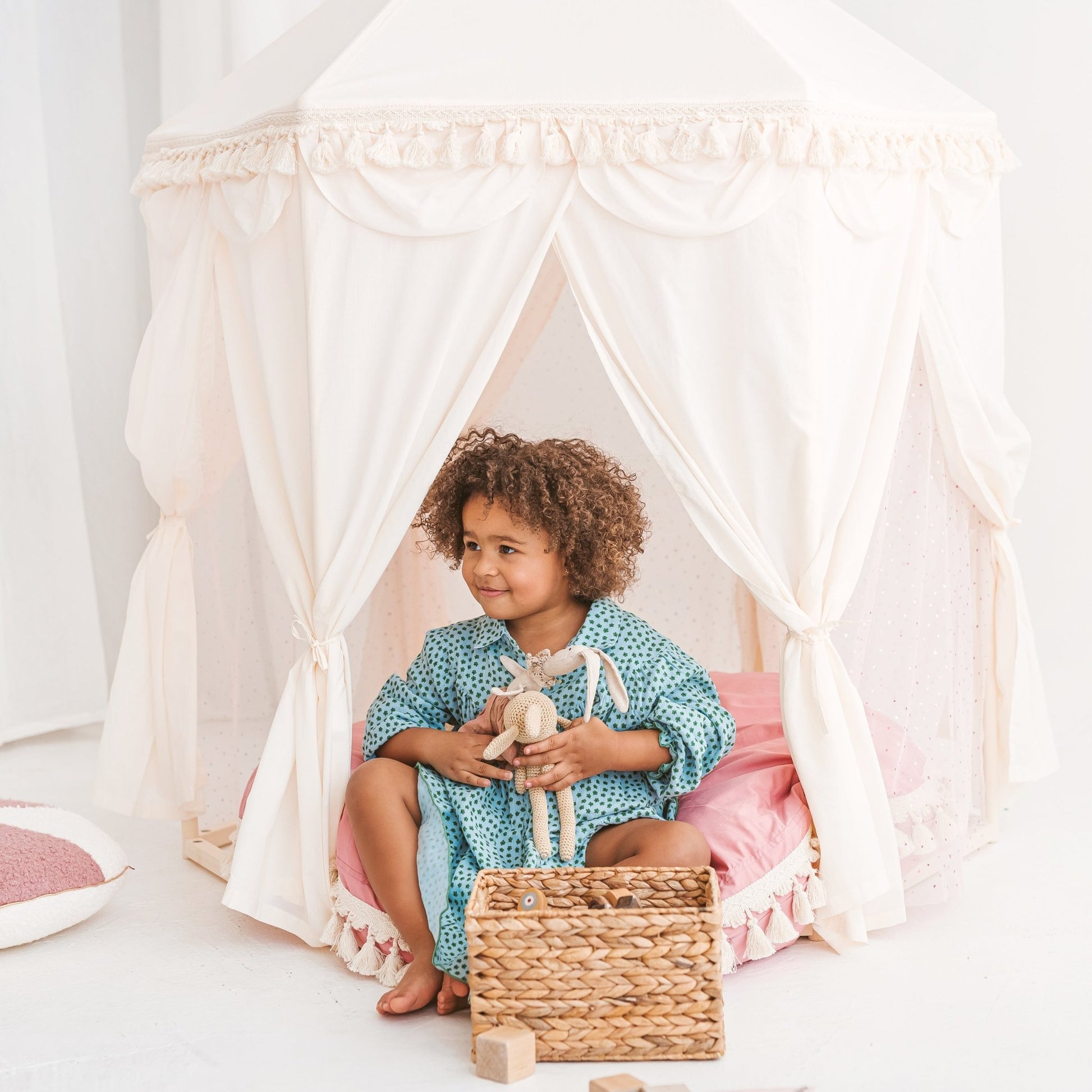 MINICAMP Boho Indoor Playhouse Tent in Pavilion Shape - Edie And I