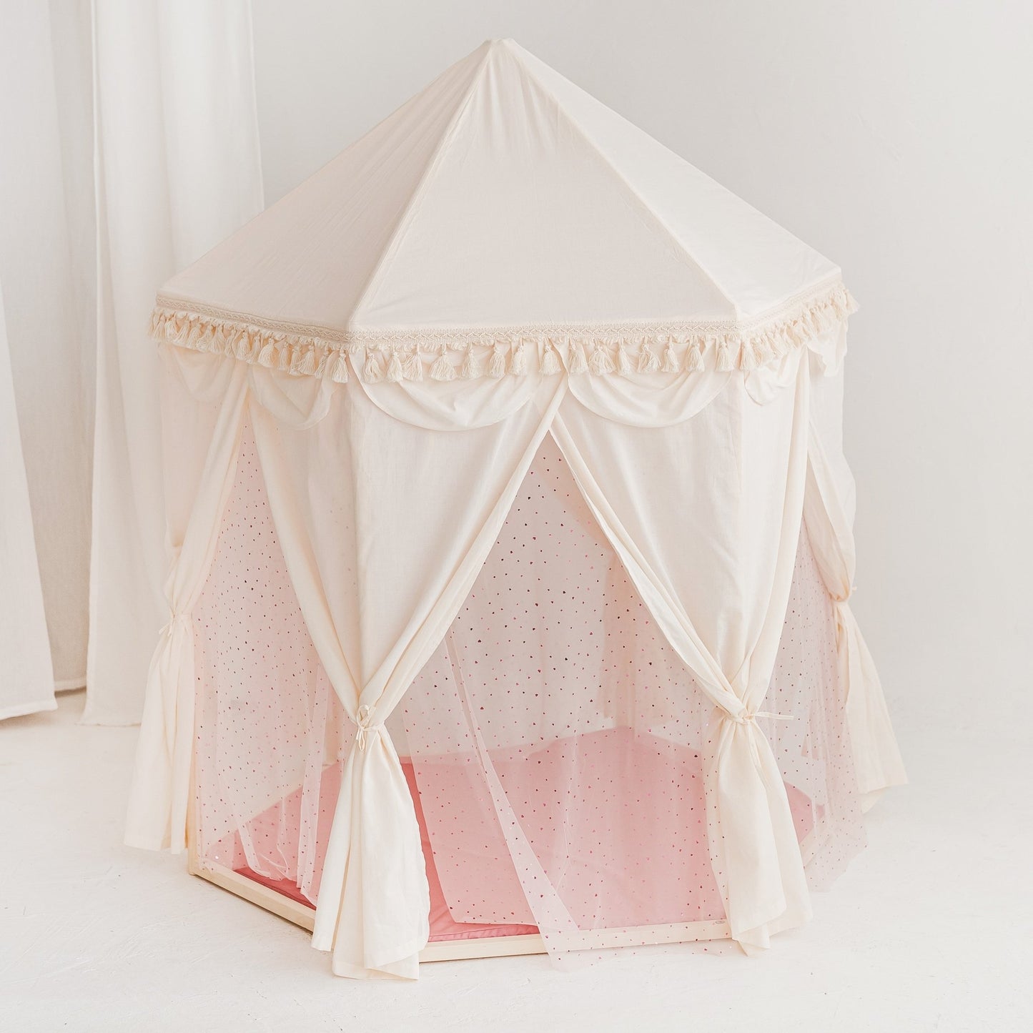 MINICAMP Boho Indoor Playhouse Tent in Pavilion Shape - Edie And I