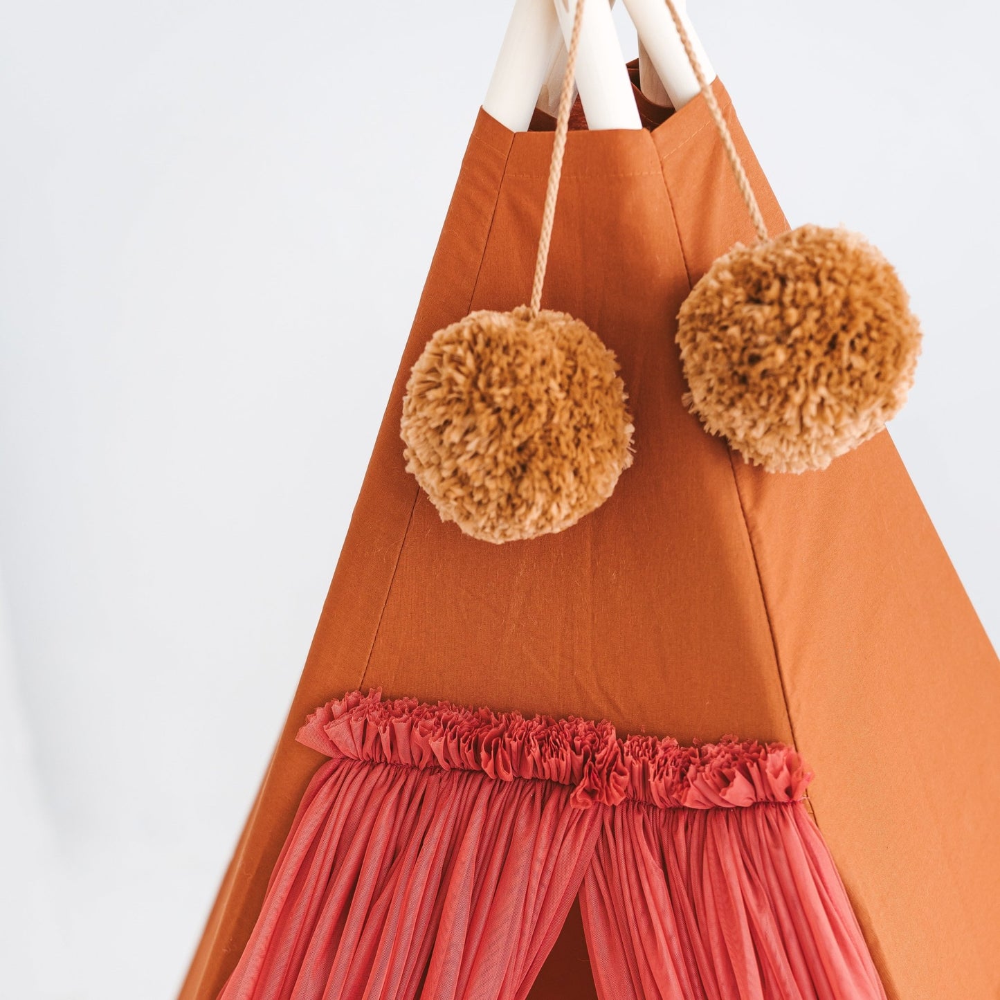MINICAMP Fairy Kids Play Tent With Tulle in Cognac - Edie And I