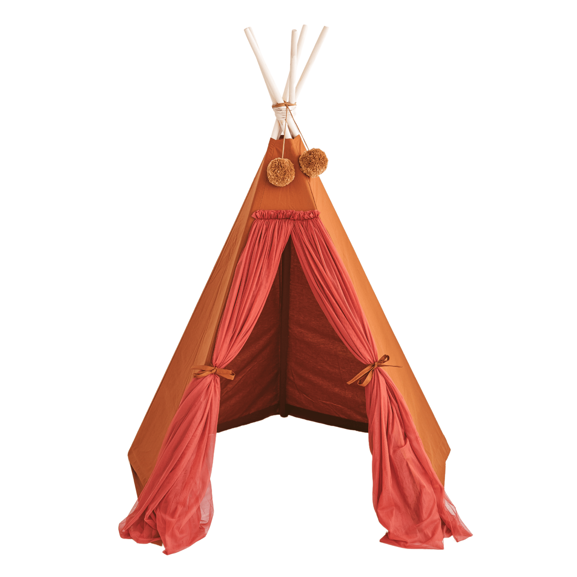 MINICAMP Fairy Kids Play Tent With Tulle in Cognac - Edie And I