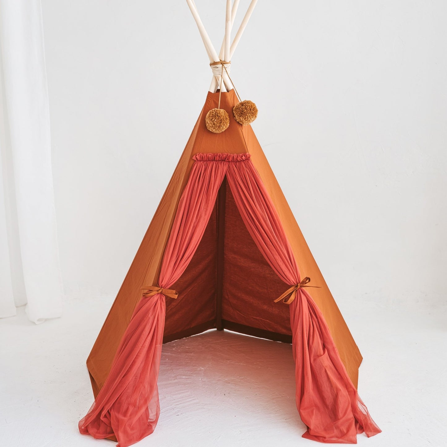 MINICAMP Fairy Kids Play Tent With Tulle in Ecru - Edie And I