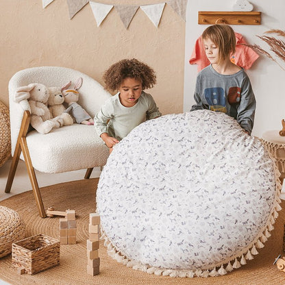 MINICAMP Kid's Floor Cushion in Forest Animal Pattern - Edie And I