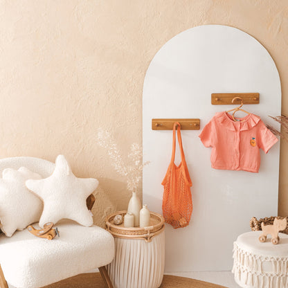 MINICAMP Solid Oak Peg Rail Hanger | PACK of 2 - Edie And I