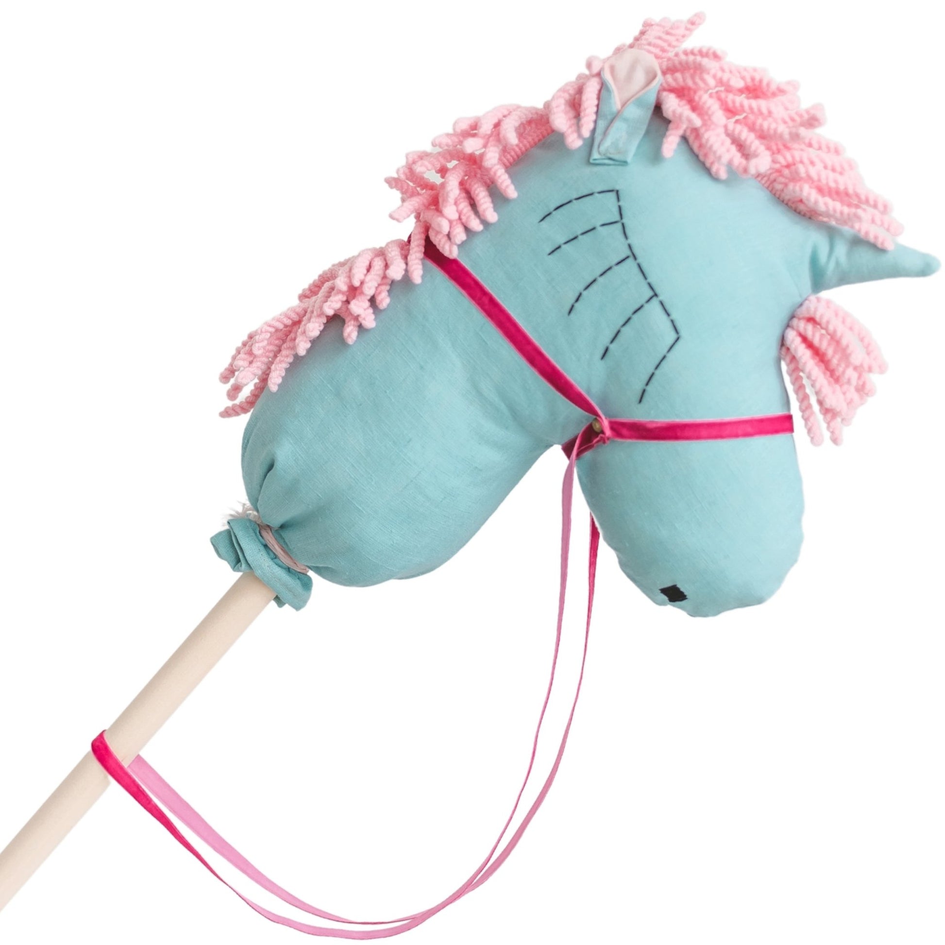 MINICAMP Unicorn Hobby Horse Stick Toy in Turquoise - Edie And I
