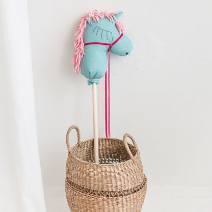 MINICAMP Unicorn Hobby Horse Stick Toy in Turquoise - Edie And I