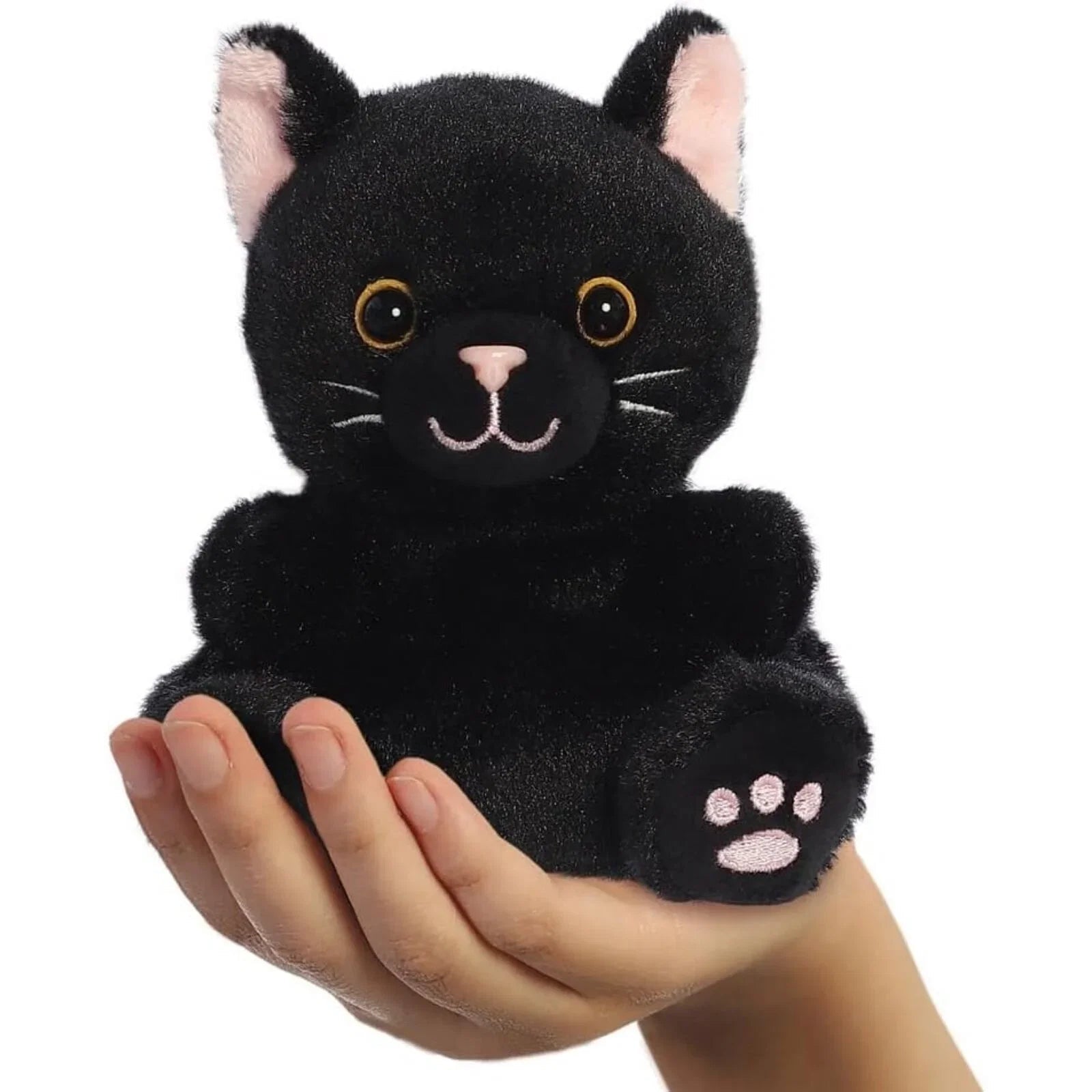 Palm Pals Twilight Black Cat Soft Toy 12cm - Edie And I