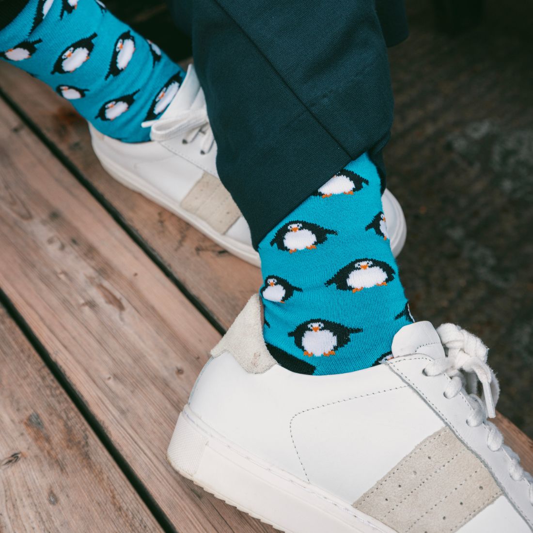Penguin Matching Bamboo Socks (Adult & Child) - Edie And I