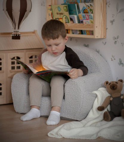 Personalised Boucle Toddler Armchair - Edie And I