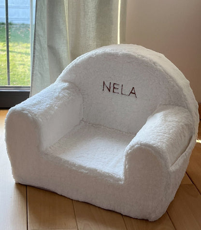 Personalised Boucle Toddler Armchair - Edie And I