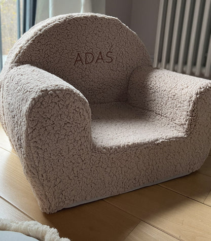 Personalised Boucle Toddler Armchair - Edie And I