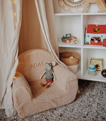 Personalised Boucle Toddler Armchair - Edie And I