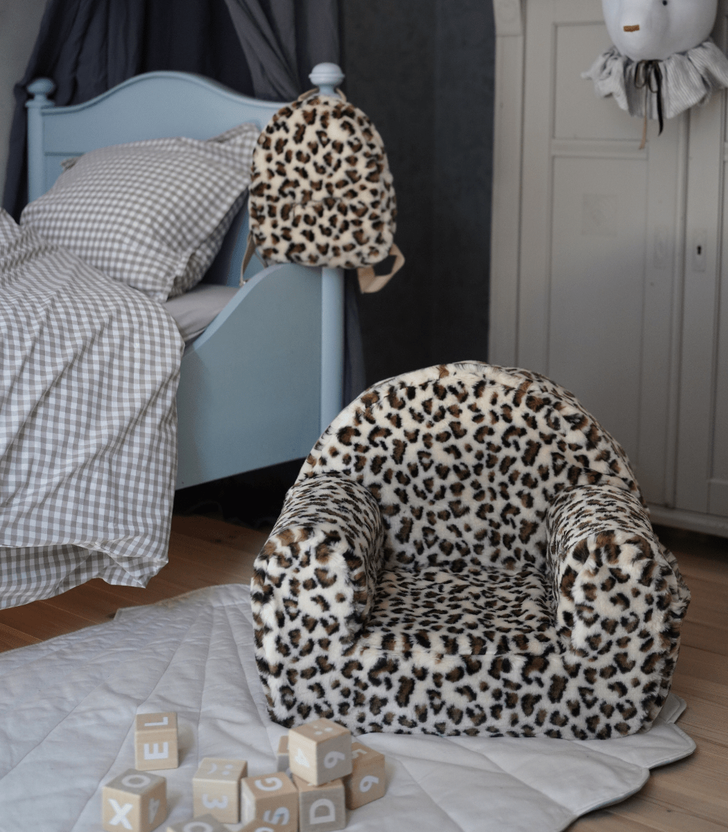 Personalised Leopard Print Toddler Armchair - Edie And I