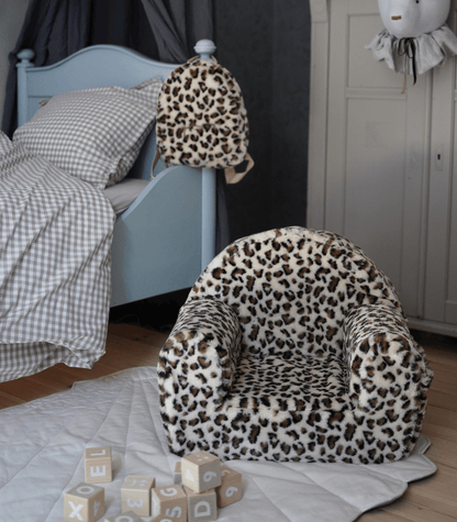 Personalised Leopard Print Toddler Armchair - Edie And I