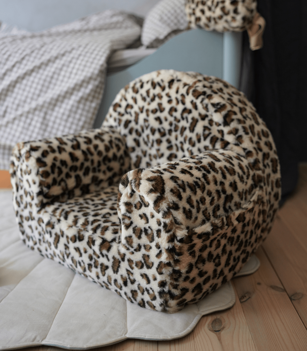 Personalised Leopard Print Toddler Armchair - Edie And I