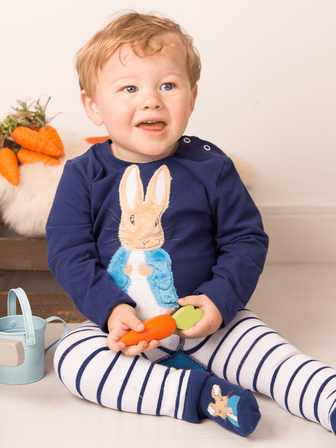 Peter Rabbit Navy Socks - Edie And I