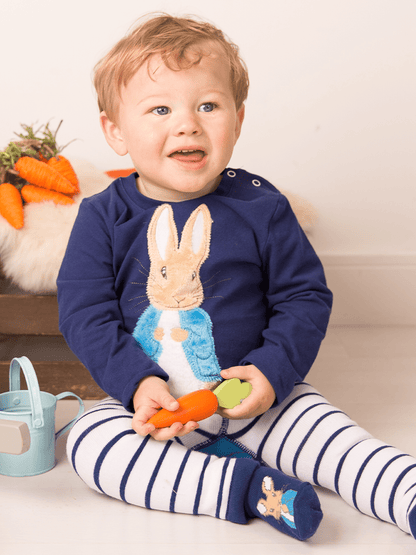 Peter Rabbit Navy Socks - Edie And I