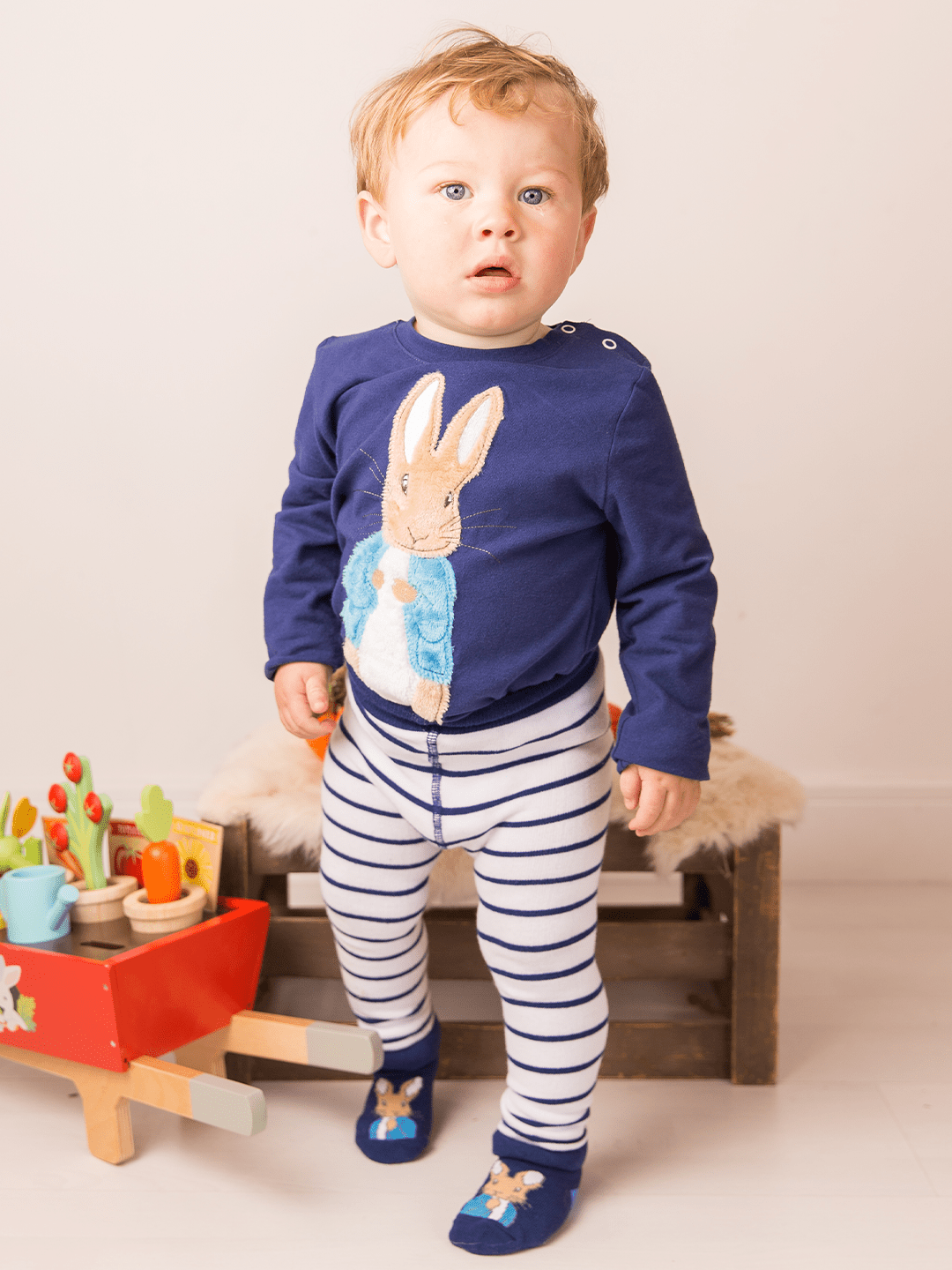 Peter Rabbit Navy Top - Edie And I