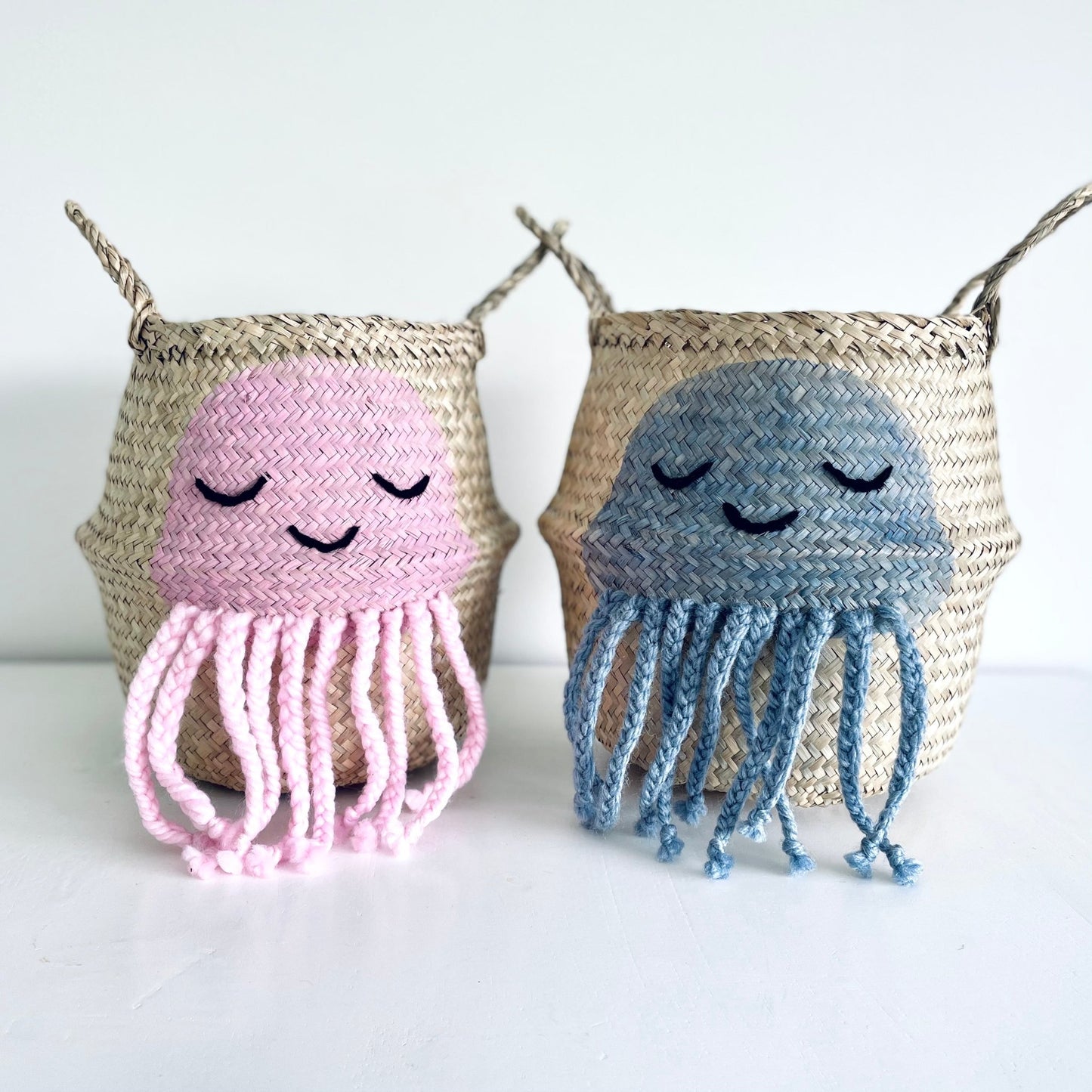 Pink Jellyfish Basket - Small - Edie And I