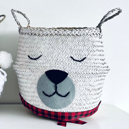 Polar bear basket - medium - Edie And I