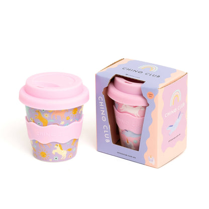 Purple Unicorn Babychino Cup 4oz (Straws Sold Separately) - Edie And I