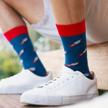Rocket Matching Bamboo Socks (Adult & Child) - Edie And I