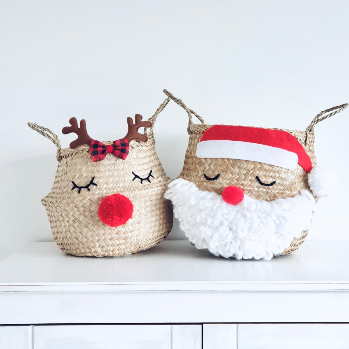 Santa basket - Medium - Edie And I